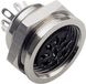 Tru Components TC-2504030 Connecteur DIN pour bus, montage en panneau Nombre de pôles : 8 Argent 1 pièce(s)