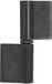 Sotech 2 x charnière de porte Ø 14 avec bande de soudure / hauteur : 83 mm acier noir