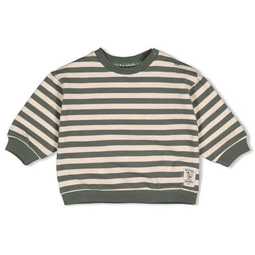 Feetje sweater Wiggle and Waddle - groen/ecru