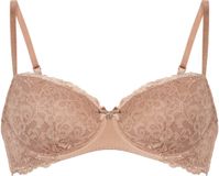 Hunkemöller Dames Lingerie Voorgevormde beugel bh Marine - Bruin - maat D80