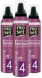Proset Haarmousse Ultra Sterk - 3 x 250 ml - Voordeelverpakking