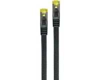 Python Cat7 Netwerkkabel 2M - RJ45 Ethernet Kabel - S/FTP - 10Gbps - 500MHz - Zwart