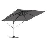 vidaXL Roma Parasol Antraciet 286 x 284 x 265 cm