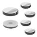WAGNER QuickClick® Viltglijders Meubelglijders I set van 4 om te kleven I 4x voet+kleefpad+glijderinzet verwisselbaar - wolvilt ULTRASOFT - diameter Ø 40 mm - Made in Germany - 15830500