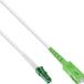 InLine Premium LC/APC - SC/APC FTTH Simplex Optical Fiber Patch kabel - Single Mode OS2 - wit / LSZH - 20 meter