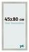 Bologna Cadre Photo 45x80 cm - Argent Mat - MDF