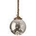 Lumineo LED glazen bol met touw 19cm