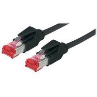 Exertis Connect - Verbindingskabel - RJ-45 (M) naar RJ-45 (M) - 2 m - SFTP - CAT 6 - halogeenvrij - zwart