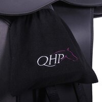 QHP Stijgbeugel hoesjes Fleece - black - XL