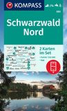 Kompass Kompass WK886 Schwarzwald Nord, Zwarte Woud Noord Wandelkaart 1:50.000