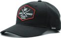 Surf Monkey Baseballpet, verstelbaar, gerecycled, voor dames en heren, Zwart