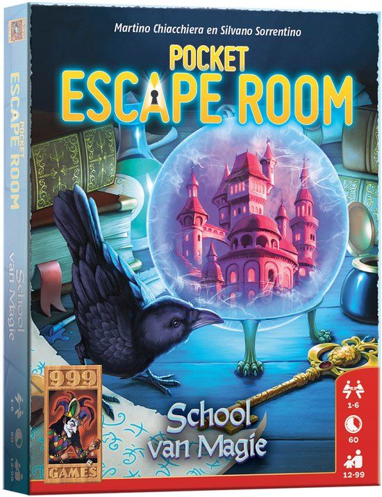 999 Games Pocket Escape Room: School van Magie - Breinbreker - Nederlandstalig