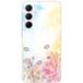 Samsung Galaxy A55 5G Watercolor flowers bedrukt siliconen hoesje