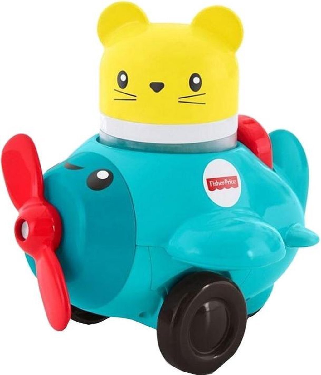 Fisher-Price Vliegtuig Met Rammelaar 13 Cm Blauw