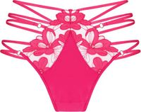 Hunkemöller Beatrice Roze String met Hoge Taille