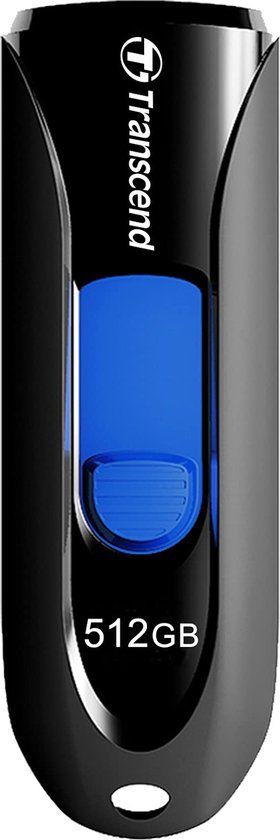 Transcend JetFlash 790 512 GB USB 3.2 Gen 1 (3.1 Gen 1) Zwart