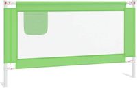 vidaXL Bedhekje peuter 140x25 cm stof groen