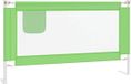 vidaXL Bedhekje peuter 140x25 cm stof groen