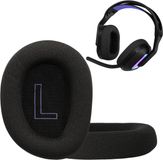 kwmobile 2x oorkussens geschikt voor Logitech G G522 LIGHTSPEED koptelefoon in zwart