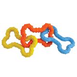 Petstages Mini Bone Tug - Kauwspeeltje voor puppy's - meerkleurig