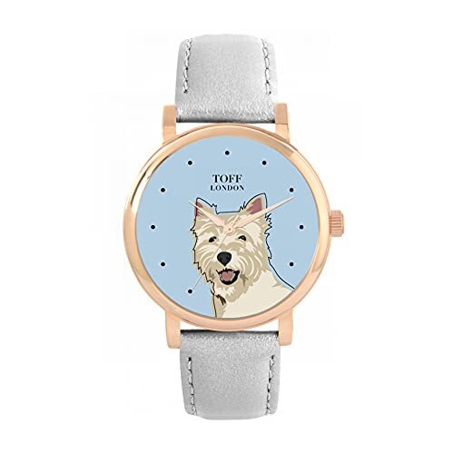 Toff London West Highland Terrier Hoofd Hondenhorloge