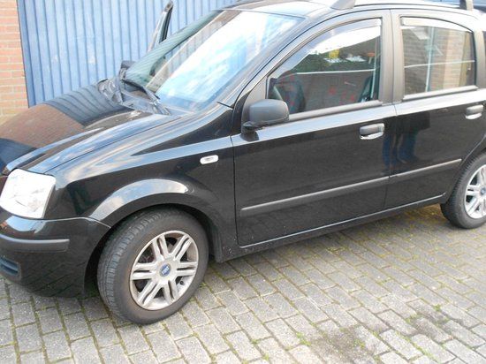 Team Heko Zijwindschermen Fiat Panda 5-deurs va. 09/2003 - Smoke Zwart