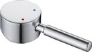 Icecat Hendel compatibel met 35 mm kraancartridge (patroonstang 9 x 9 mm) vervangende handgrepen warm en koud voor keuken - Wastafel - Badkamer afwerking