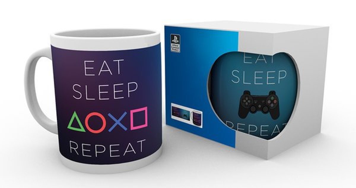 Merchandising PLAYSTATION - Mug - 300 ml - Eat Sleep Repeat