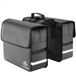 AG Dubbele Fietstas - Zwart - 37 Liter - Waterdicht - Polyester