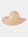 Hatland Belle - Toyo flaphoed met brede rand - Beige