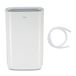 MEDION DH20 luchtontvochtiger (elektrisch, 20 liter/24u, tot 20m², 43db stil, badkamer, slaapkamer, waterreservoir van 5,4 liter, wasstand, timer, vloerrollen, MD12048)