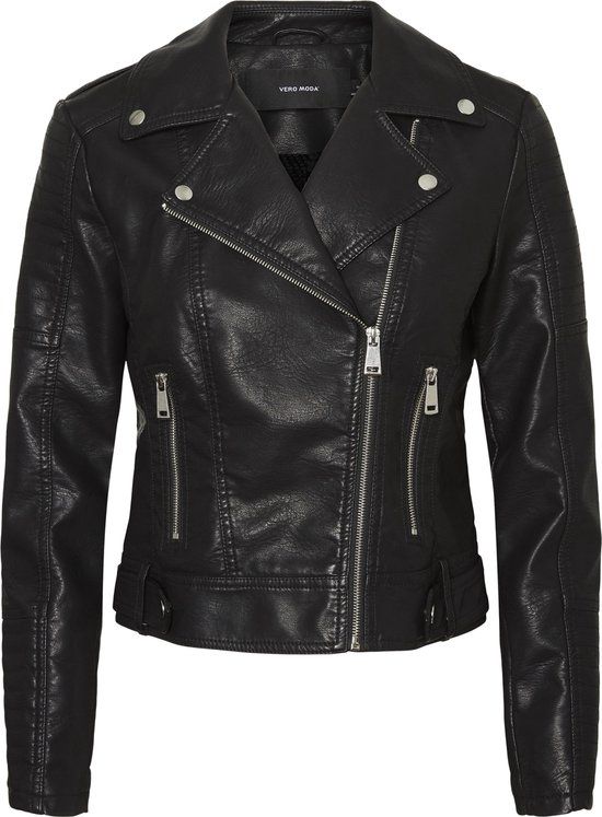 VERO MODA VMKERRIULTRA SHORT COATED JACKET NOOS Women's Jacket - Size XL - Black