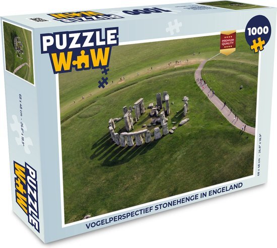 MuchoWow Puzzel Stonehenge in Engeland - Legpuzzel - Puzzel 1000 stukjes volwassenen