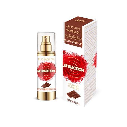 ATTRACTION Mai feromonen massageolie verwarmend chocolade 30 ml