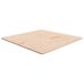 VidaXL Tafelblad vierkant 90x90x1,5 cm onbehandeld massief eikenhout