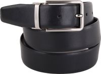 Profuomo Riem Zwart + Bruin - Maat 100 - Heren - Riem formeel