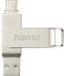 Hama C-Rotate Pro USB flash drive 32 GB USB Type-A / USB Type-C 3.2 Gen 1 (3.1 Gen 1) Zilver