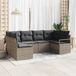 Maison Exclusive - Ensemble de canapé 6 pièces, gris [Matériau synthétique] : Rotin synthétique