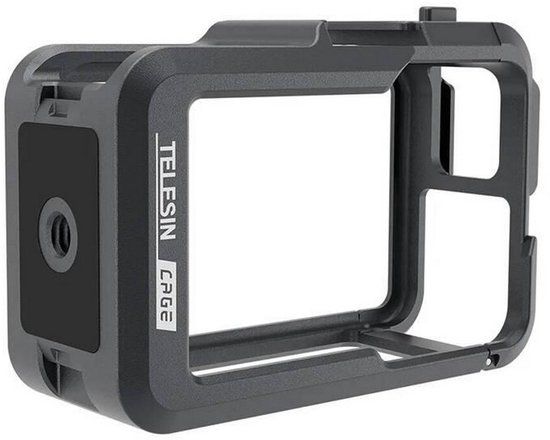 Telesin Metalen cage voor DJI Osmo Action 3 - Beschermkooi - Grijs