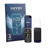 Savvies Screenprotector voor Guwet G739 (Voor+Achter) - Folie Beschermfolie transparant 6 Stuks