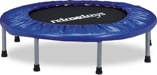 Relaxdays - opvouwbare trampoline - fitness - indoor - fitnesstrampoline - 95 cm