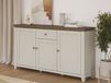 EVOCO Commode EVOCO 3 portes 1 tiroir cachemire/chêne dunin