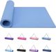 Ibenzoa® Tapis de fitness durable - Bleu
