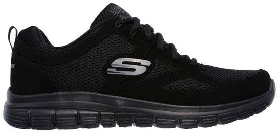 Skechers Burns-Agoura heren sneakers zwart maat 45 - Memory Foam - Lente/Zomer 2024
