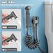 Sans marque Douche WC portable (Noir)