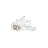 Monkey Ladder RJ45 8-aderige Cat.6 UTP netwerkkabelconnector, 10 stuks, transparant, standaard