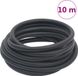Tuyau d'air hybride 0,6'' 10 m caoutchouc et PVC noir