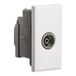 Knightsbridge NETTVSWH Screened TV Outlet, Wit, 25 mm x 50 mm