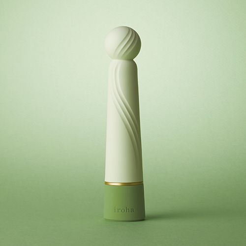 Iroha Hisui Mini Vibrator - Green - Ambidextrous - Silicone