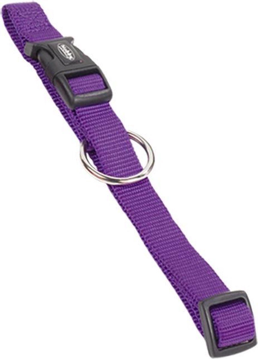 Nobby Halsband Classic - Hond - 20 tot 35 cm - Paars